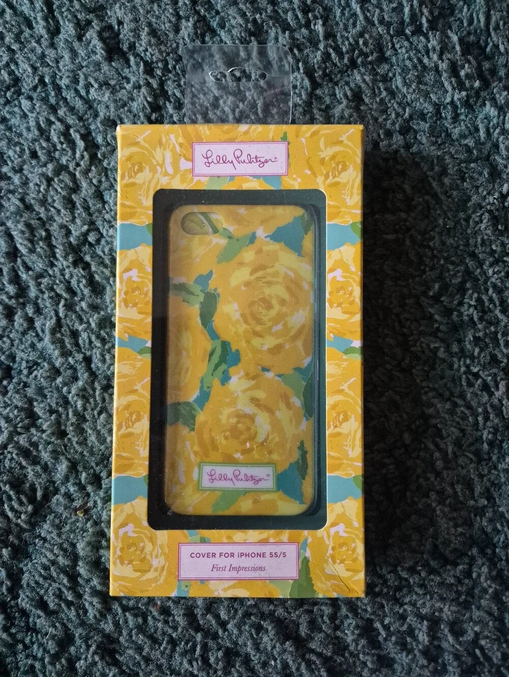 Lilly Pulitzer Yellow Floral Iphone 5S Phone Case
